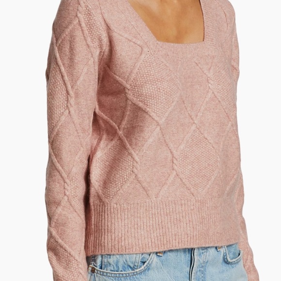 Design History Squareneck Pullover Sweater Platinum Gray size Large NWT - Picture 8 of 8